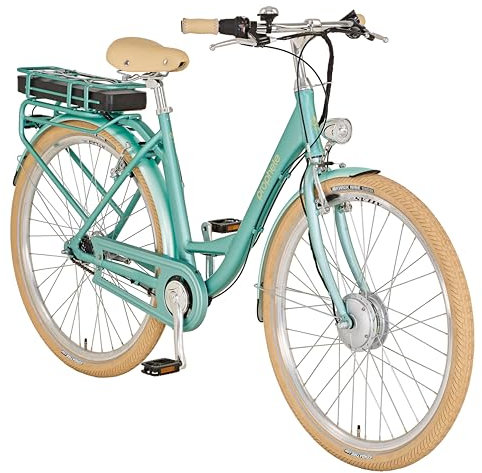Prophete Damen E-Bike City 28, Mintblau, Normal