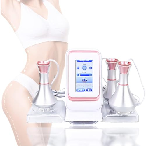 Dispositivo di cavitazione ad ultrasuoni 3 in 1, macchina per la bellezza 80K Massaggio per la pelle Cura Antirughe Brucia grassi per il viso del viso Dimagrante per vita, gambe e rassodamento della p