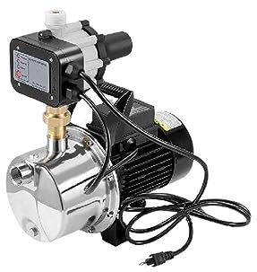 Shallow Well Pump Portable Sprinkler Booster Jet Pumps with Automatic Controller for Garden Lawn Irrigation Water Transfer