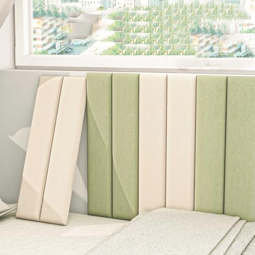Koncey Antikollisions-Wandpolster Schlafzimmer Selbstklebend Wandpaneele Kinderzimmer Polsterpaneel Wand für Schlafzimmer Wohnzimmer, Kantenschutz Wandpolster(Peach Pink,2 pcs)