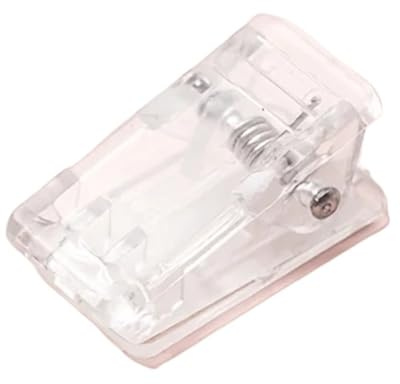 Adhesive Wall Clips 80pcs Adjustable Transparent Clips - Small Durable Reusable Office File Dovetail(Single-sided)