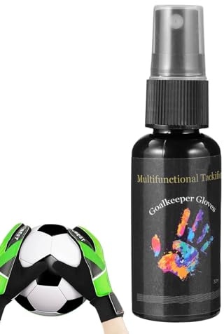 Spray adhésif pour Gardien de But - 30 ML - de Capture Portable antidérapant - Spray - Gants de Sport - Poignée renforcée - pour la Famille, Les Amis, Les Femmes, Les Filles, Les Adolescents, Les