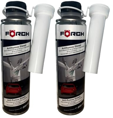 Antifumi Diesel 250 ml -Pack 2 pezzi | Riduce Emissioni e Fumo Nero | Pulisce Sistema di Iniezione | Migliora la combustione e la potenza | Additivo pre-ITV per motori diesel con o senza FAP