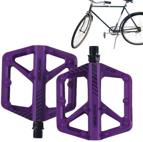 Cykelpedaler – platt cykel pedal med breda – cykeldelar, platt pedal med förseglade lager, elväg bergstillbehör