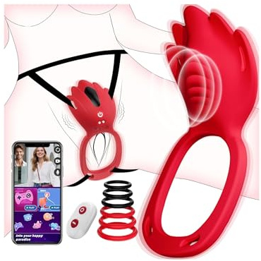 AI Sync Sexytoysys Donna Coppia Vibratore Con APP Sex Toys, 9 Modalità Vibrazione Vibratoreper Donna Professionale Piccolo, Indossabile Stimolazione Succhia Clitoride per Donna Vibratore Wireless