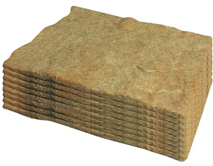 Pruojhw Keimmatte | 8 Stück Jute-Sämlings-Gemüseanzucht-Tabletts | 25,4 x 50,8 cm Erbsen-Keimmatten - für Hydrokultur-Anfänger, Indoor-Garten, Balkon, Gewächshaus, Landwirtschaft, Erbsensprossen