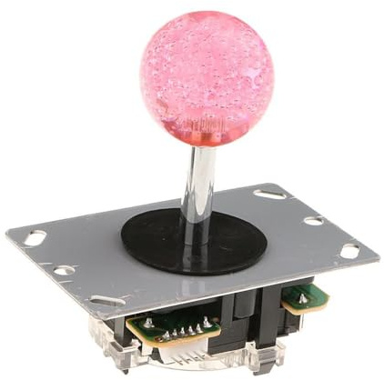 budiniao Joystick di controllo fai da te e joystick arcade insieme offrono soluzioni innovative per il prossimo progetto di gioco arcade Kit pulsanti gioco fai da te a bilanciere