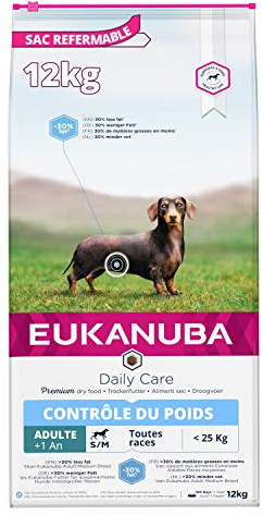 Eukanuba Weight Control Medium Breed - Fettarmes Trockenfutter zur Gewichtskontrolle mittelgroßer Hunde