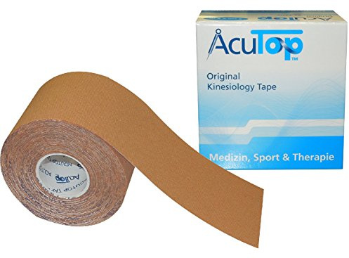 AcuTop Kinesiology Tape für Sport und Medizin in 9 Farben (Beige)