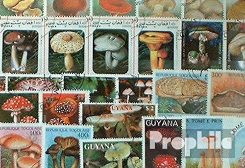 Prophila Collection Motivos 50 Varios Setas Sellos (Sellos para los coleccionistas) Plantas/Hongos