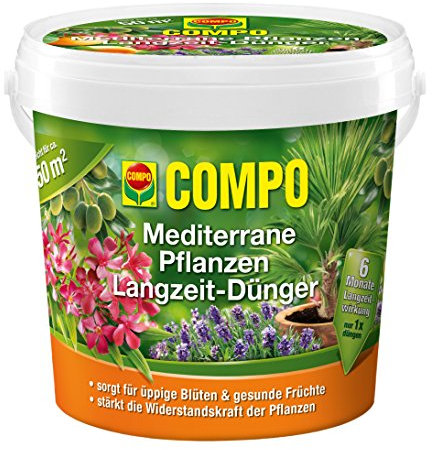 COMPO Mediterrane Pflanzen Langzeit-Dünger (1,5 kg)