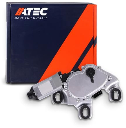 ATEC Germany Scheibenwischermotor 12v hinten, Heckscheibenwischermotor | Kompatibel mit: SKODA OCTAVIA II