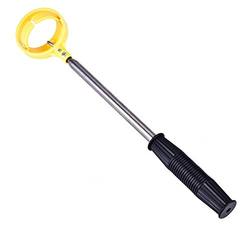 Golf Picker, Edelstahl-Golfball-Apportierhund, 2 Farben tragbarer einziehbarer Golfpicker, Teleskopantennenball-Aufnahmewerkzeug, bequemer Griff, einfaches Halten(Gelb)