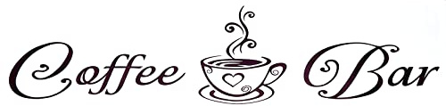 SUPERDANT Wandaufkleber Kaffeebar Wandsticker Vintage Kaffeetasse Muster Wandtattoo Cafe Glastür Dekor Aufkleber Vinyl Wandsticker Für Kaffeebar Cafe Dekoration 18x56cm