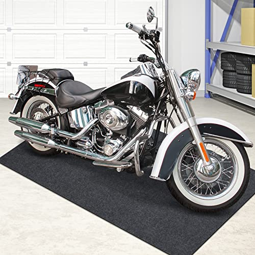 TREETONE Tappetino per la fuoriuscita di olio, 150 x 183 cm, assorbente di alta qualità, contiene liquidi, protegge il pavimento del garage da fuoriuscite, gocciolamenti, schizzi e macchie, lavabile
