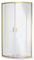 Balterley Quadrant 6mm Toughened Safety Glass Shower Enclosure - 900mm x 900mm - Brushed Brass