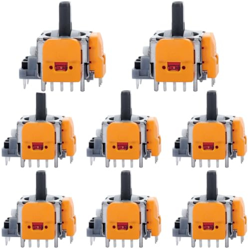 Ikpek Lot de 6 joysticks de Rechange pour Manette DualSense PS5, capteur analogique 3D, Module à Bascule pour Manette PlayStation 5