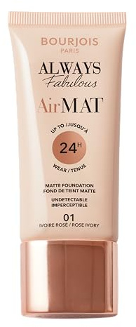Bourjois AirMat Foundation 001 Rose Ivory, 30 ml