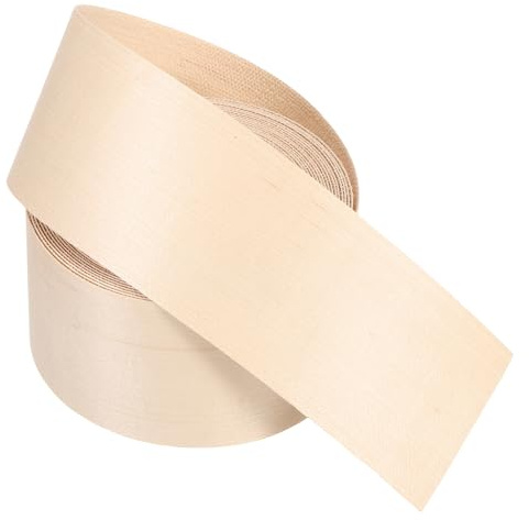 PATIKIL Ahorn Kantenumleimer Selbstklebend, 76mm x 7.62m Klebeleisten Selbstklebend Flexibles Kantenband Kantenumleimer mit Schmelzkleber für Möbelrestaurierung
