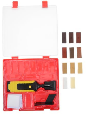 Veemoon 1ensemble Kit De Réparation De Parquet Complet Outils Pour Réparer Rayures Fissures Meubles Et Sols Utilisation à Domicile Et Professionnelle