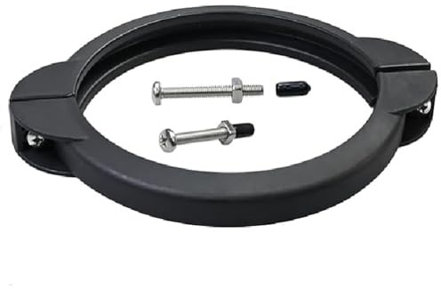 WADY Sandfilter-Ventilclip, PVC Poolfilter-Klemmring, Poolpumpe Sandfilter Filterspannring Mehrwegeventil Pool Spannring Sandfilteranlage Sandfilterpumpe Filterkessel, Mit Schrauben