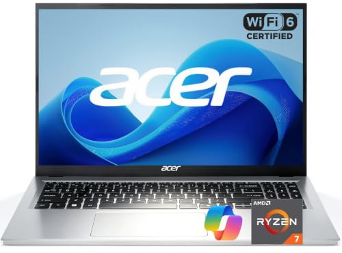 Acer Laptop Aspire 3, Ryzen 7 7730U (comparable a Intel i7-1265U), 32 GB de RAM + 1 TB SSD, pantalla IPS FHD de 15.6 pulgadas, teclado retroiluminado, Windows 11 Home, portátil rápido para negocios