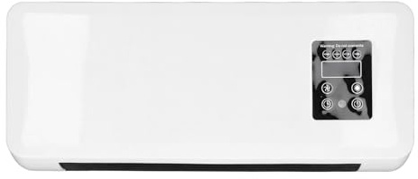 Solinder Climatiseur Mural Froid et Chaud pour Pièce de Chauffage Rapide, Fiable, Deux Modes de Chauffage, écran Tactile Portable, AC pour Bureau, Chambre à Coucher (Prise UE 250V)
