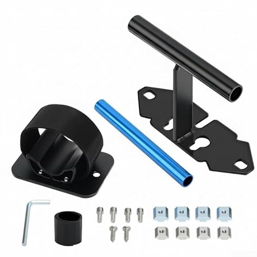 SiSinkal Soporte de horquilla trasera de aleación de aluminio para bicicleta, soporte de exhibición con altura ajustable, para liberación rápida y eje pasante, compatible con bicicletas de carretera y