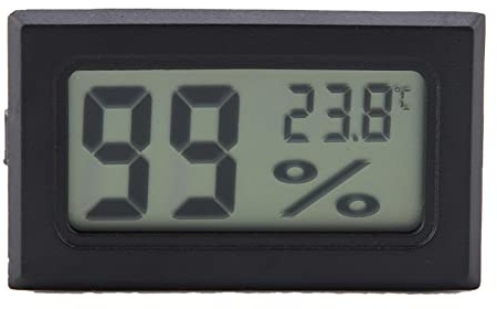 YS-11 Digital Hygrometer Temperature Humidity Meter with Built in Probe for Reptile Vivariums Sheds Greenhouse Grow Room and Smaller Feeding Spaces