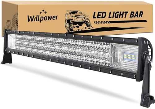 Willpower 540W LED Arbeitsscheinwerfer Bar, 42'' 105CM LED Zusatzscheinwerfer für Offroad Auto Scheinwerfer Traktor 4x4 SUV ATV