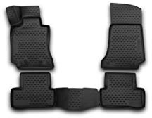 Element Passgenaue Premium Antirutsch Gummi Fußmatten - Mercedes-Benz C-Class W205, Limousine