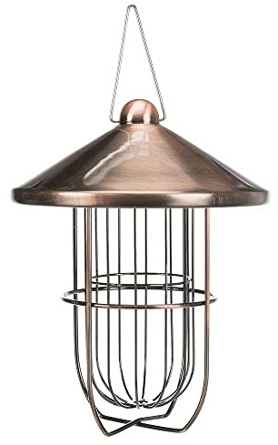 TRIXIE 55655 Support pour Boules de Graisse/Toit 3 boulettes en métal, Ø 19 x 24 cm, cuivre