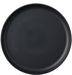 Mepal – Frühstücksteller Silueta – Spülmaschinen- und mikrowellenfest – Kunststoffteller – Essteller – Geschirr – 23 cm – Nordic black
