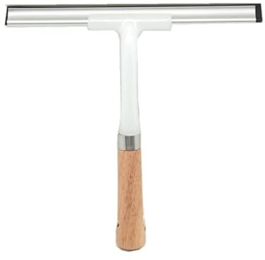 Fensterreiniger, Fensterabzieher, Glasreinigung, Duschabzieher for Badezimmer, Dusche, Glastür, Fensterreiniger, Rakel mit Holzgriff, Auto-Windschutzscheiben-Reinigungsrakel