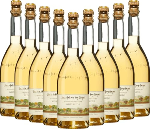 Weißduftig Manufaktur Jörg Geiger 9 x 0,75l VINELLO - 9 x Weinpaket inkl. kostenlosem VINELLO.weinausgießer