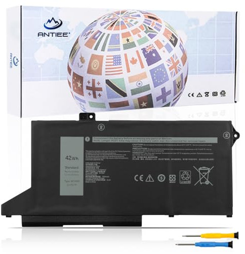 ANTIEE 42Wh WY9DX Laptop Akku Kompatibel mit Dell Latitude 14 5420 15 5520 Precision 3560 Mobile Workstation P137G P104F P104F001 P137G001 P104F002 RJ40G M3KCN 75X16 WK3F1 05R42 1K2CF 11.4V