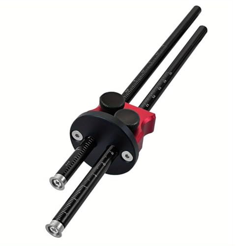 Blmirror Calibro per Marcatura A Doppia Testa Strumento per Disegno A Parallela Righello per Marcatura per La Lavorazione del Legno con Scala Graduata In Pollici e mm