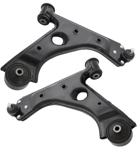 XYZ Parts Front Lower Suspension Wishbones Control Arms Compatible with Vauxhall Corsa D 2006-2015 Pair Drivers Side Right Hand & Passengers Side Left Hand UK Replacement
