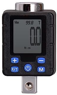 Chiave Dinamometrica Digitale, 1 set di adattatori di coppia in acciaio ad alta precisione chiave dinamometrica elettronica regolabile chiave dinamometrica digitale display LCD chiave elettronica per