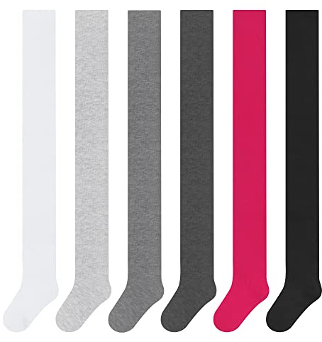 L&K-II 6-pack barnstrumpbyxor flickor strumpbyxor baby strumpbyxor för flickor blommor prickar ränder mönster 6 stycken i set 27257, 6-27246, 86-92