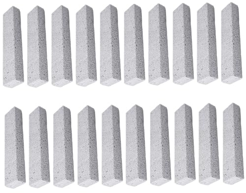 20 st pimpsten för rengöring 3,6 x 2,5 x 15 cm, toalettrengörare, skumglas pimpsten för poolplattor, grill och betong, hushållsrengöringsartiklar för badrum och kök
