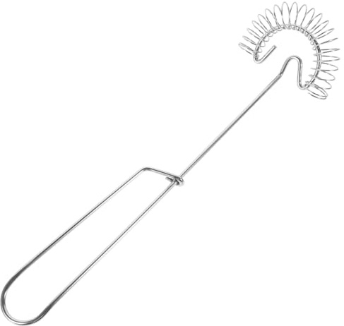 Inoxidable Batidor Manual Huevos de 1 Pieza de Acero para Cocina
