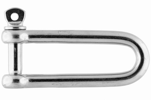 Edelstahl Schäkel lange Form ¨ 12 mm, A4 AISI 316