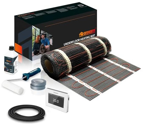 Prowarm Electric Underfloor Heating 200W Mat 8.0M2 - Mat Only - No Thermostat Or Kit