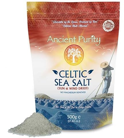 Celtic Sea Salt Natural Real Grey Salt 500g (Magnesium Rich) heart health