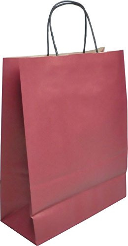 Papier-Tragetaschen TOPTWIST 40 x 16 x 45cm - rot