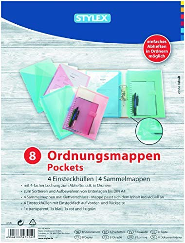 Stylex Ordnungsmappen Set, 8-teilig