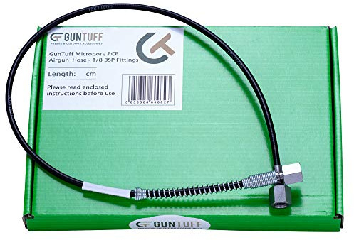 GunTuff 100cm PCP Air Gun Rifle High Pressure Filling Hose Pump Cylinder Charging Pipe Compatible With Air Arms, BSA, HW etc.