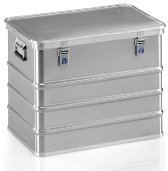 Aluminiumbox premium 120 l mit Deckel