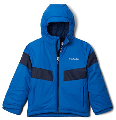 Columbia Youth Boys Lightning Lift II Jacket, Bright Indigo/Collegiate Navy, X-Large